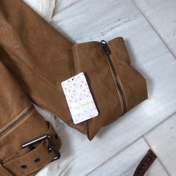 FREE PEOPLE Fenix Faux Leather Jacket - Picture 5 of 15